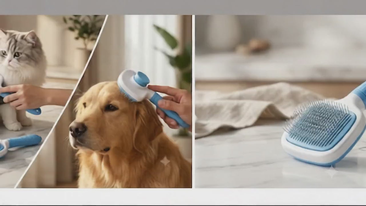 Pawhaus™ Self-Cleaning Pet Grooming Brush